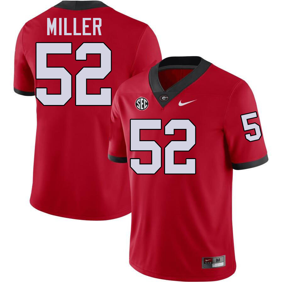 #52 Christen Miller UGA Jersey,University Of Georgia Bulldogs Football Jersey,Uniforms,Gears-Red #52 Christen Miller UGA Jersey,University Of Georgia Bulldogs Football Jersey,Uniforms,Gears-Red
